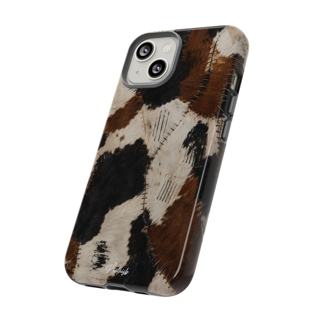 Brown & Black Animal Print Tough Case