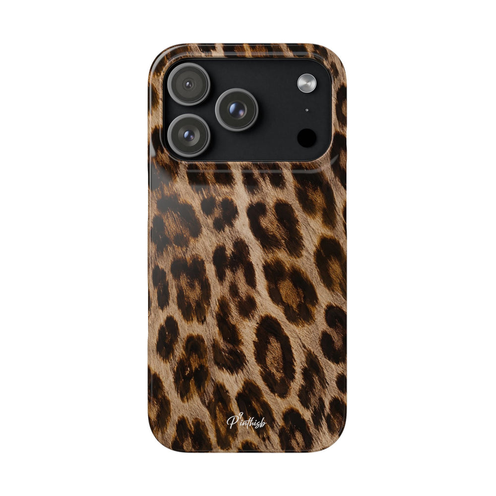 Leopard Print Snap Phone Case