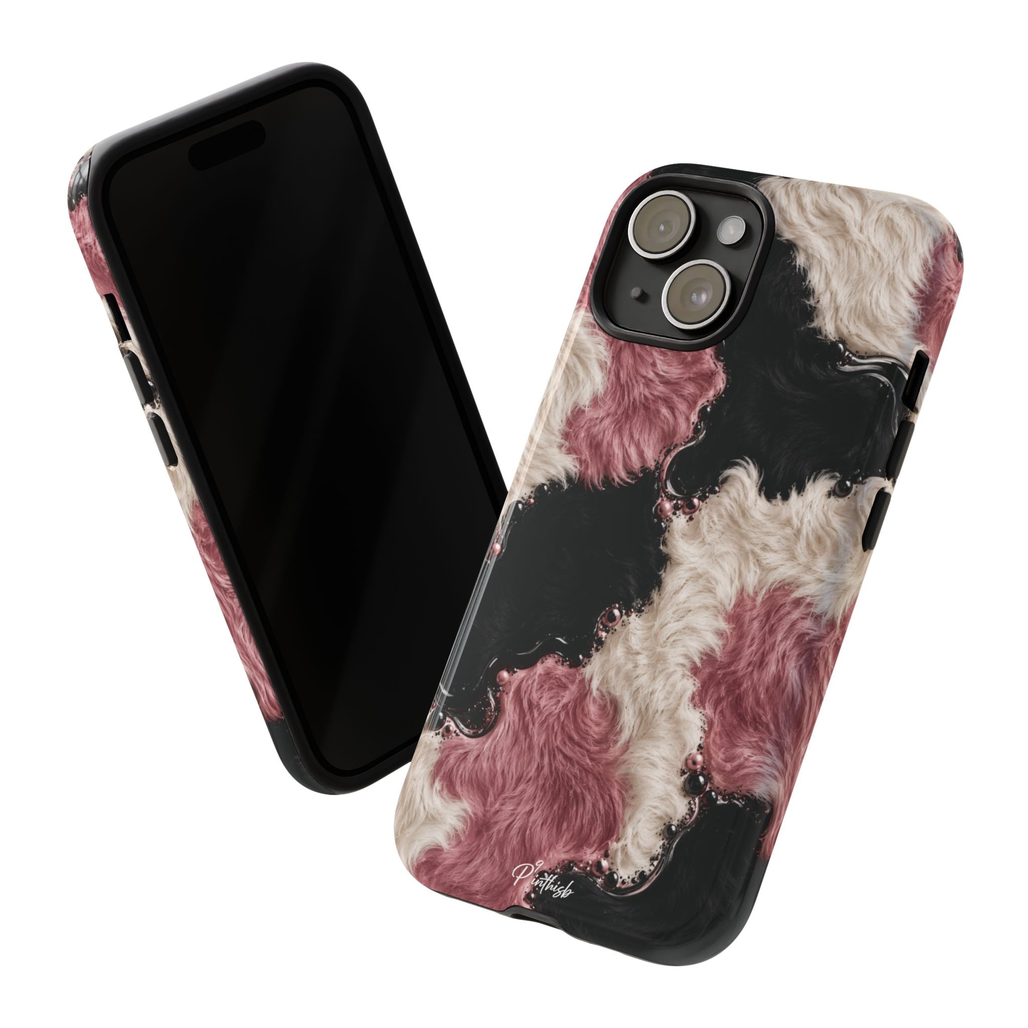 Cow Print Swirl Tough Case