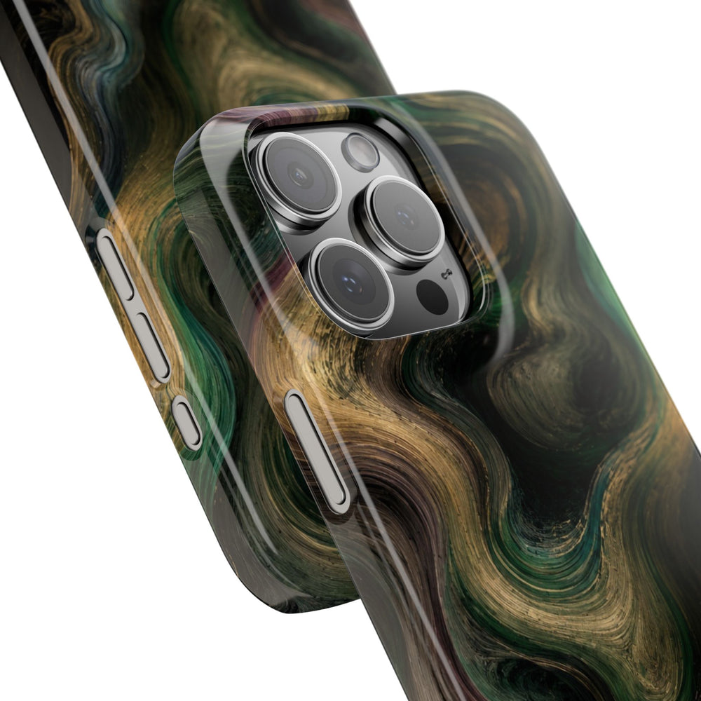 Marbled Forest Snap Phone Case