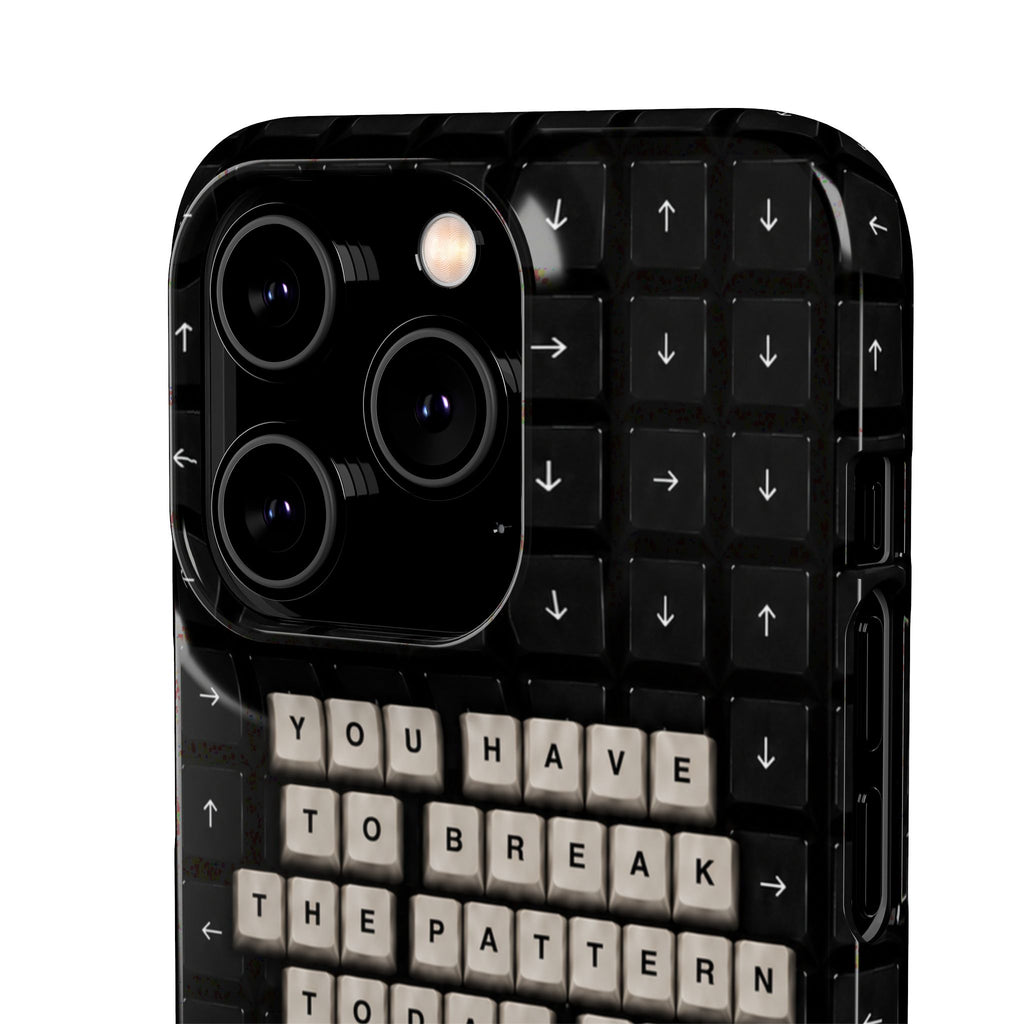 "Break the pattern" Keyboard Snap Case