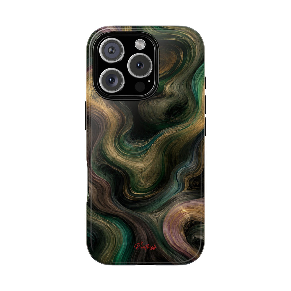Marbled Forest Tough Phone Case