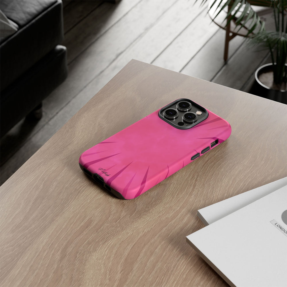 Pink Burst Tough Phone Case