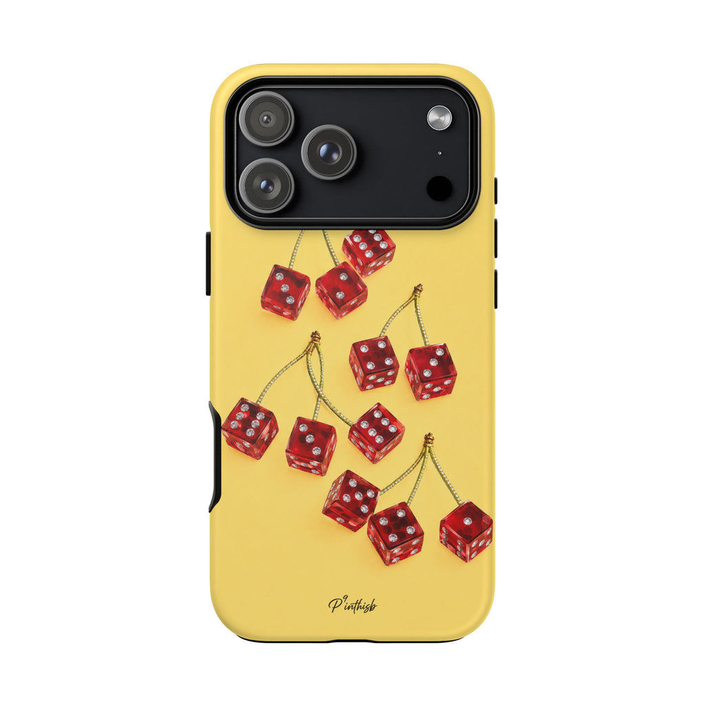 Cherry Dice Tough Phone Case