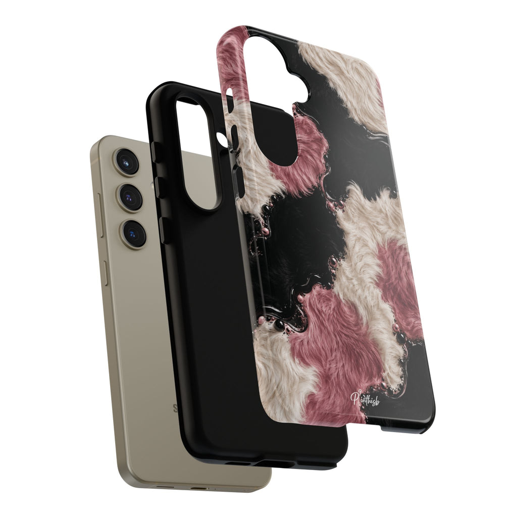Cow Print Swirl Tough Case