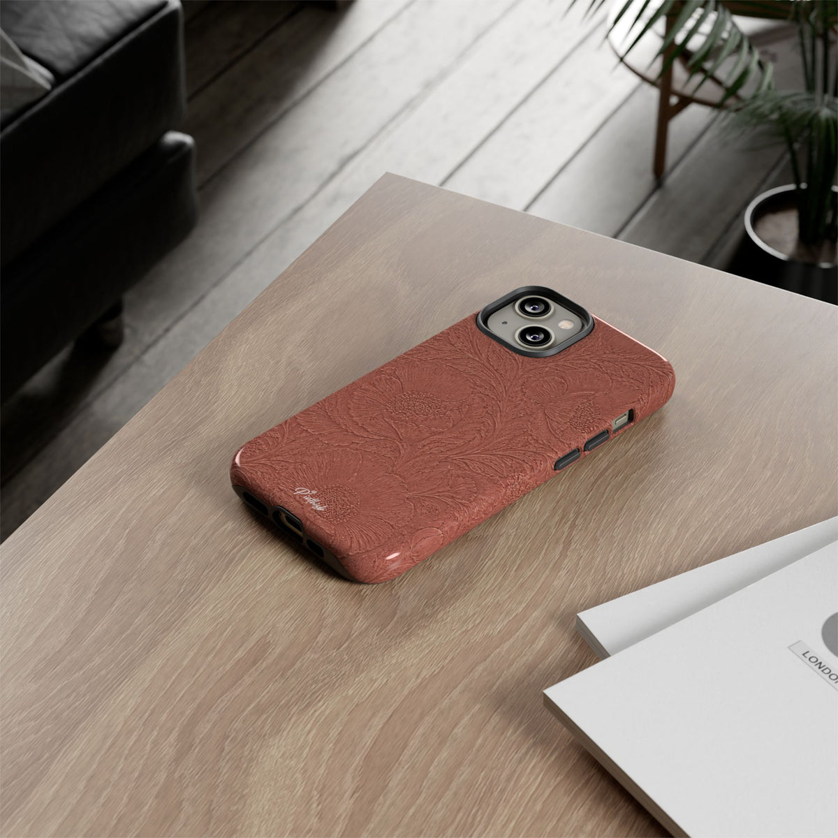 Embossed Floral Tough Case