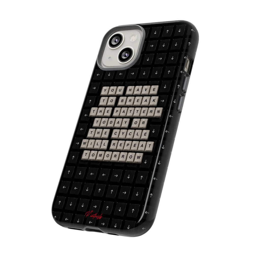"Break the pattern" Keyboard Tough Case