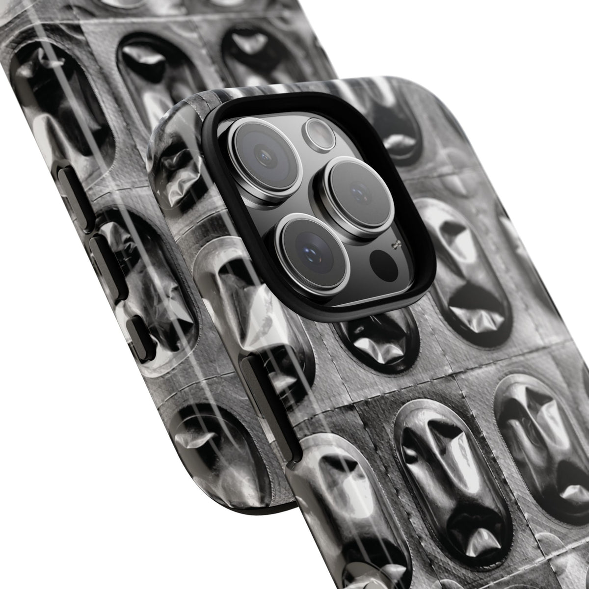 Metallic Mask Grid Tough Case
