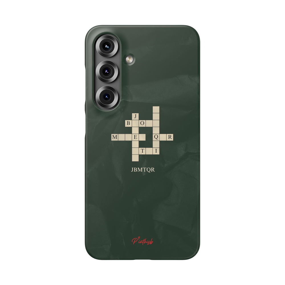 "JBMTQR crossword" Snap Phone Case