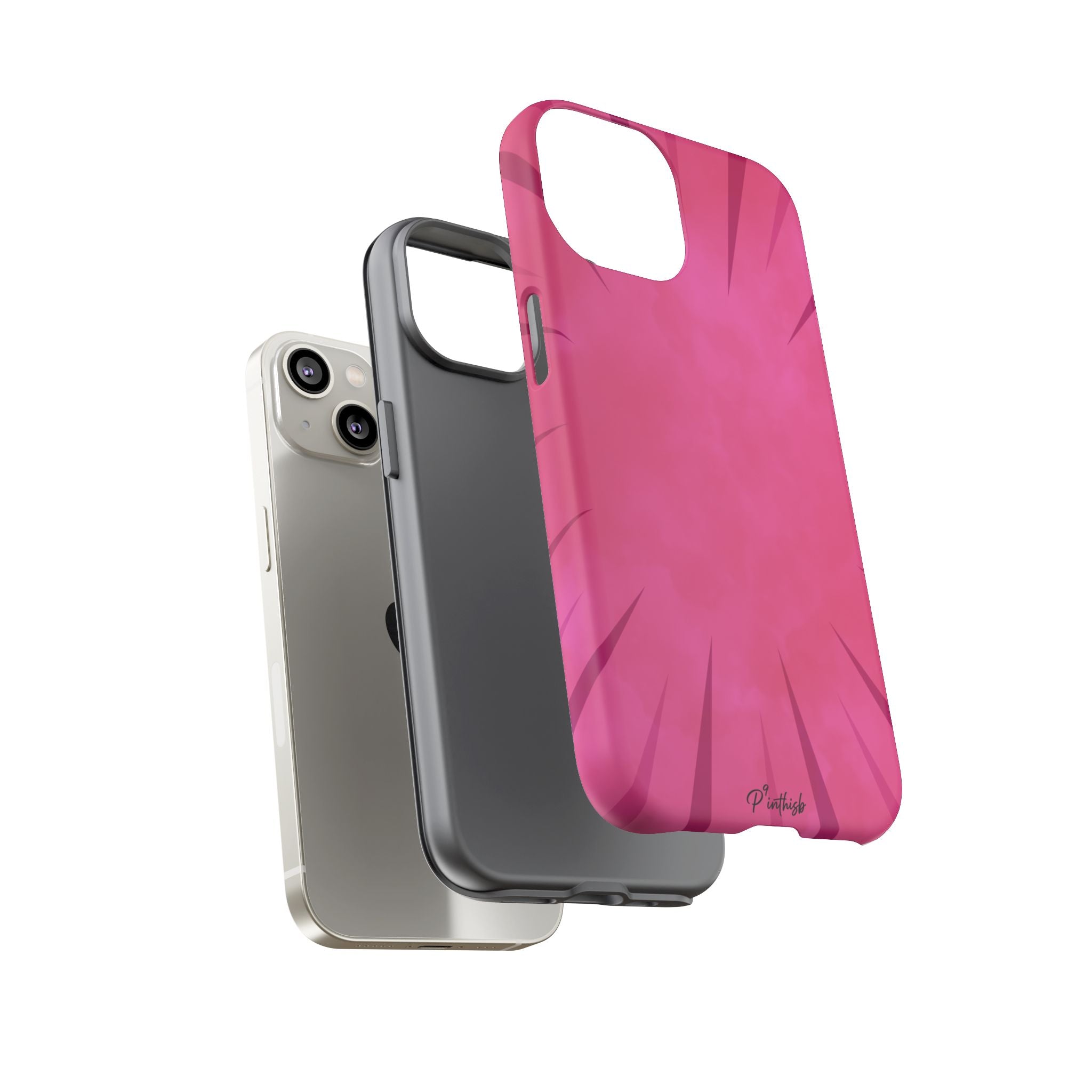 Pink Burst Tough Phone Case