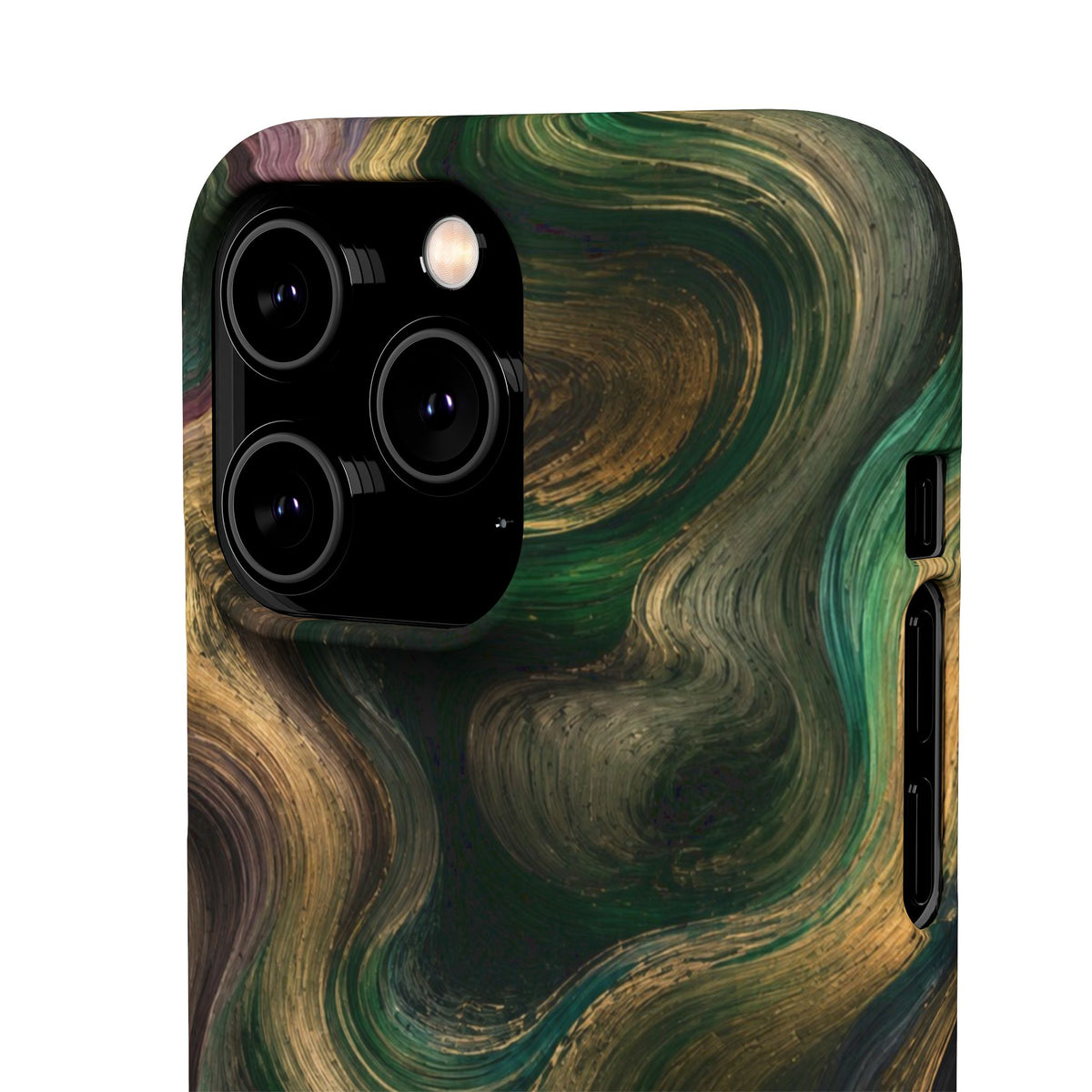 Marbled Forest Snap Phone Case