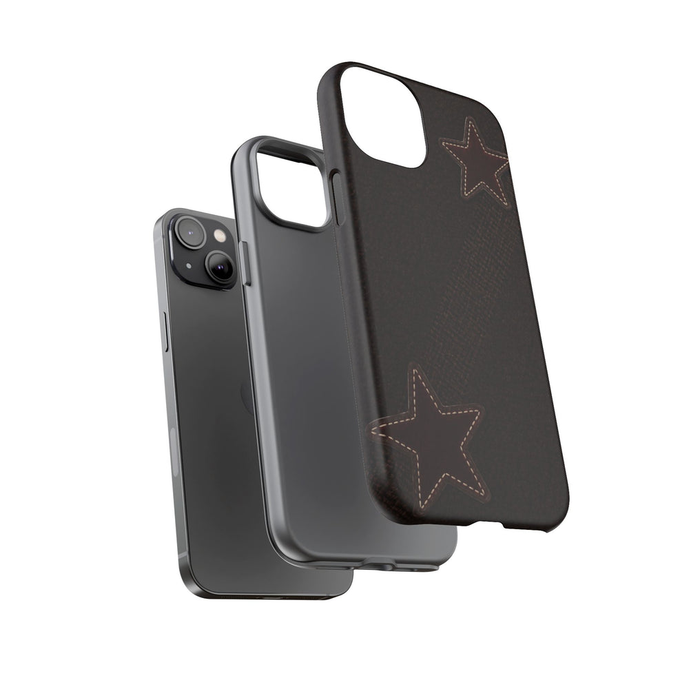 Rustic Stitched Star Phone Case