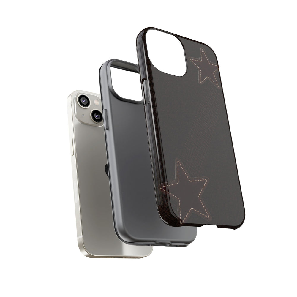 Rustic Stitched Star Phone Case
