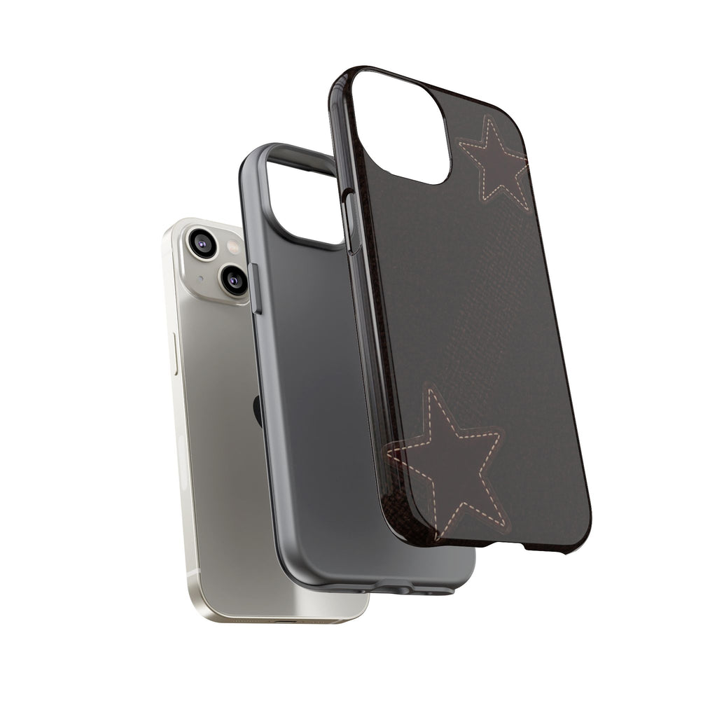 Rustic Stitched Star Phone Case