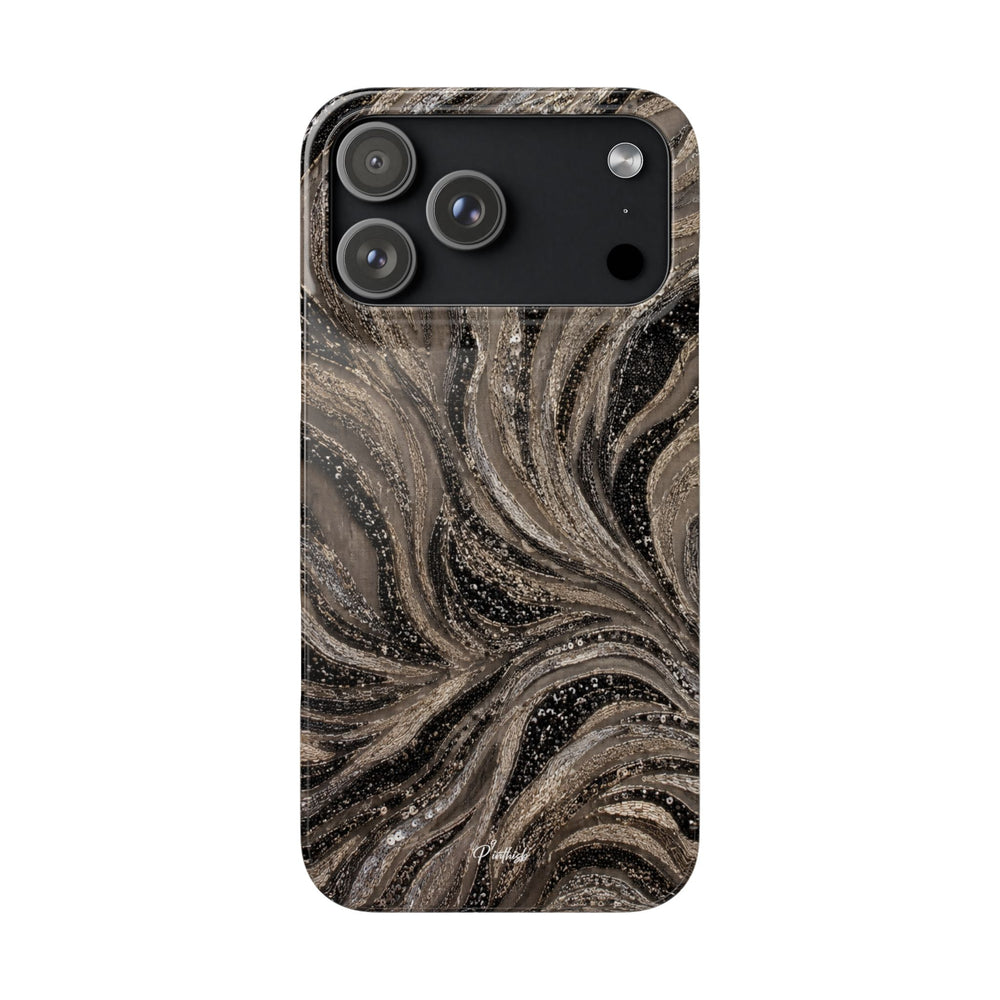 Neutral Swirl Protective Snap Case