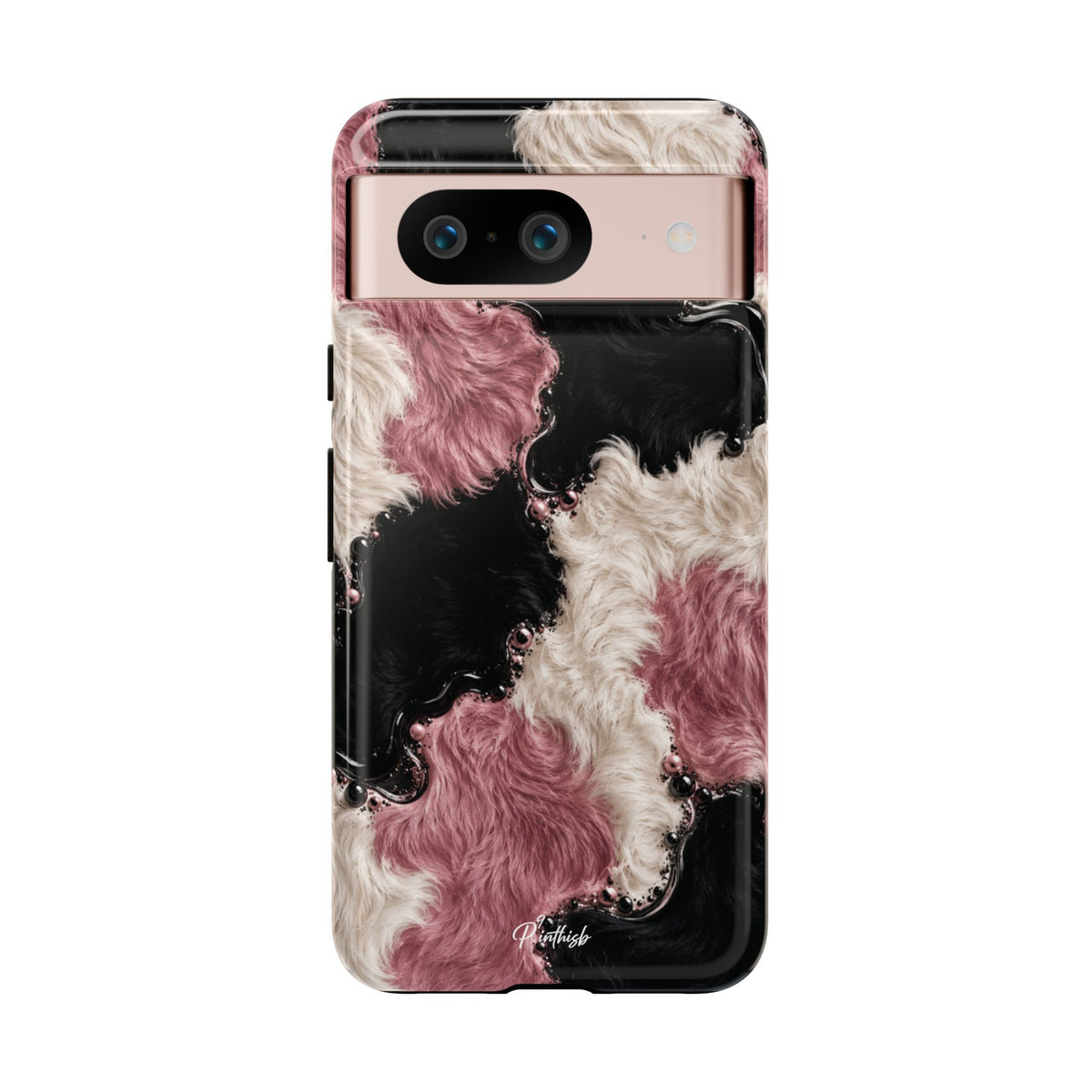 Cow Print Swirl Tough Case