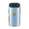 Argentina Flag Tough Phone Case – Blue White Striped Sun Protector