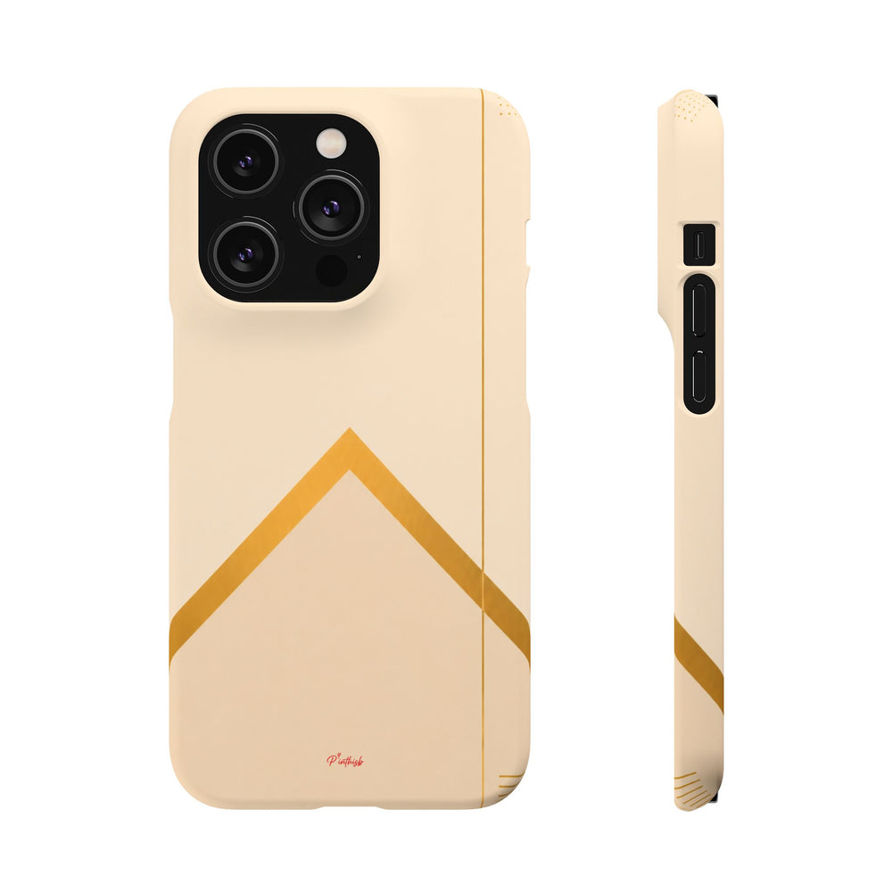 Gold Malboro Inspired Snap Phone Case