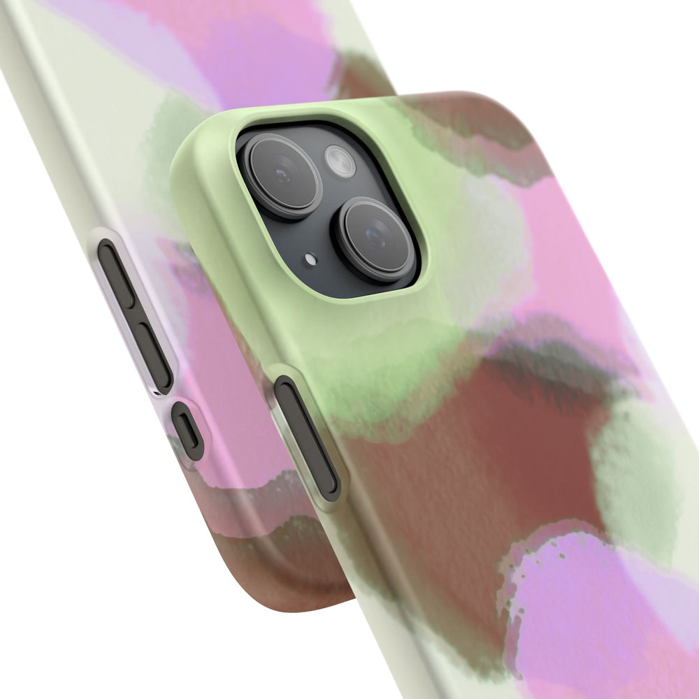 Abstract Pastel Camouflage Snap Phone Case