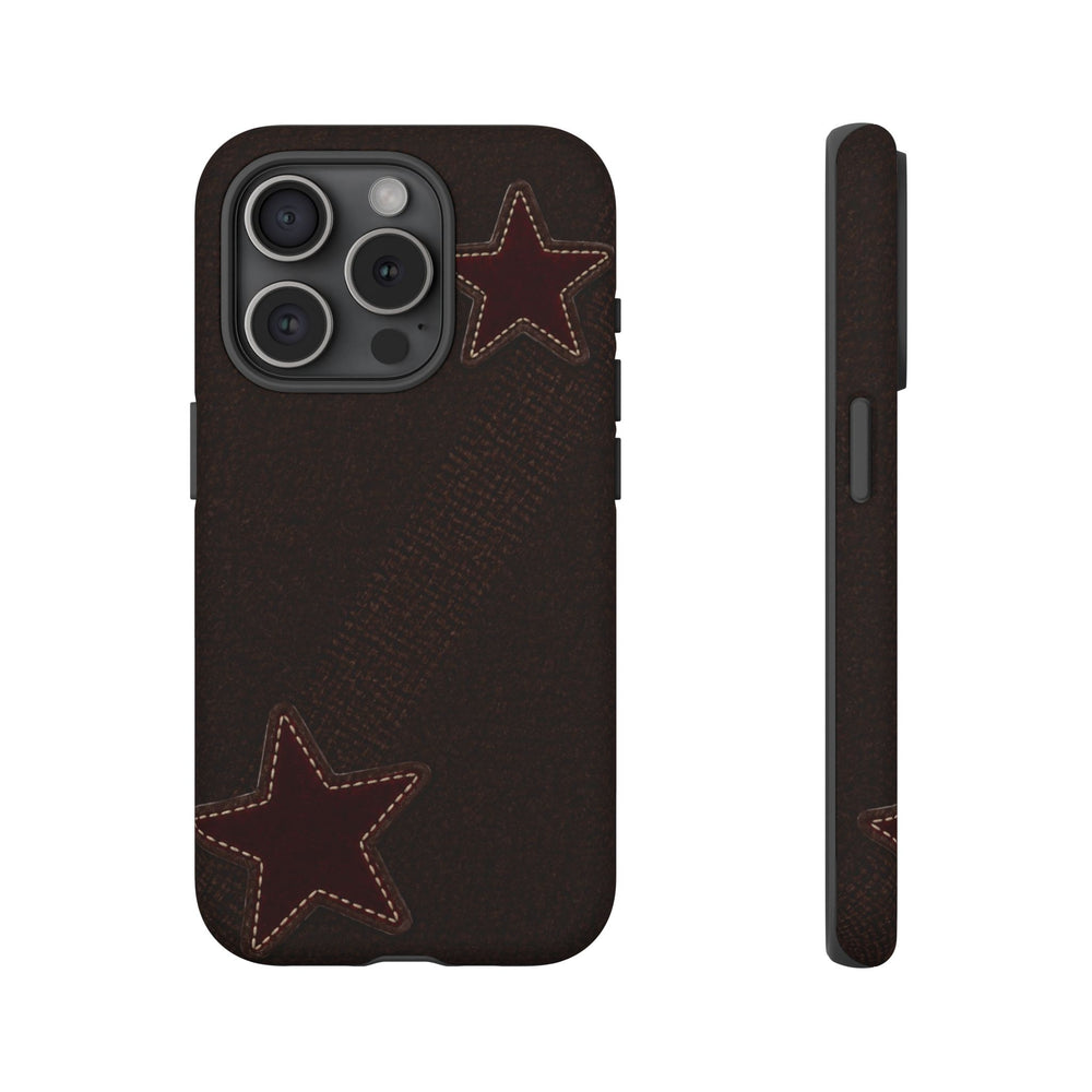 Rustic Stitched Star Phone Case