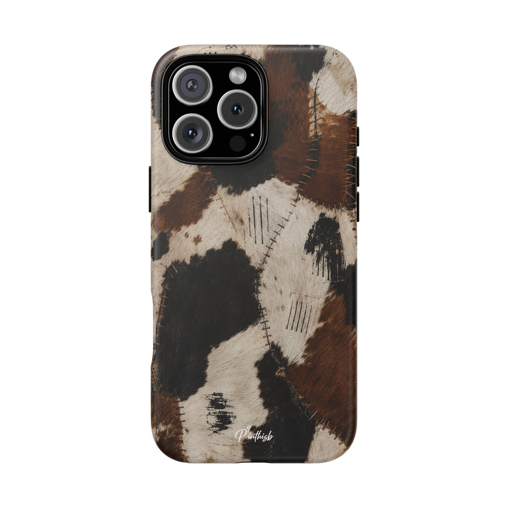 Brown & Black Animal Print Tough Case
