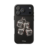 Metallic Dice 'RISK' Phone Case