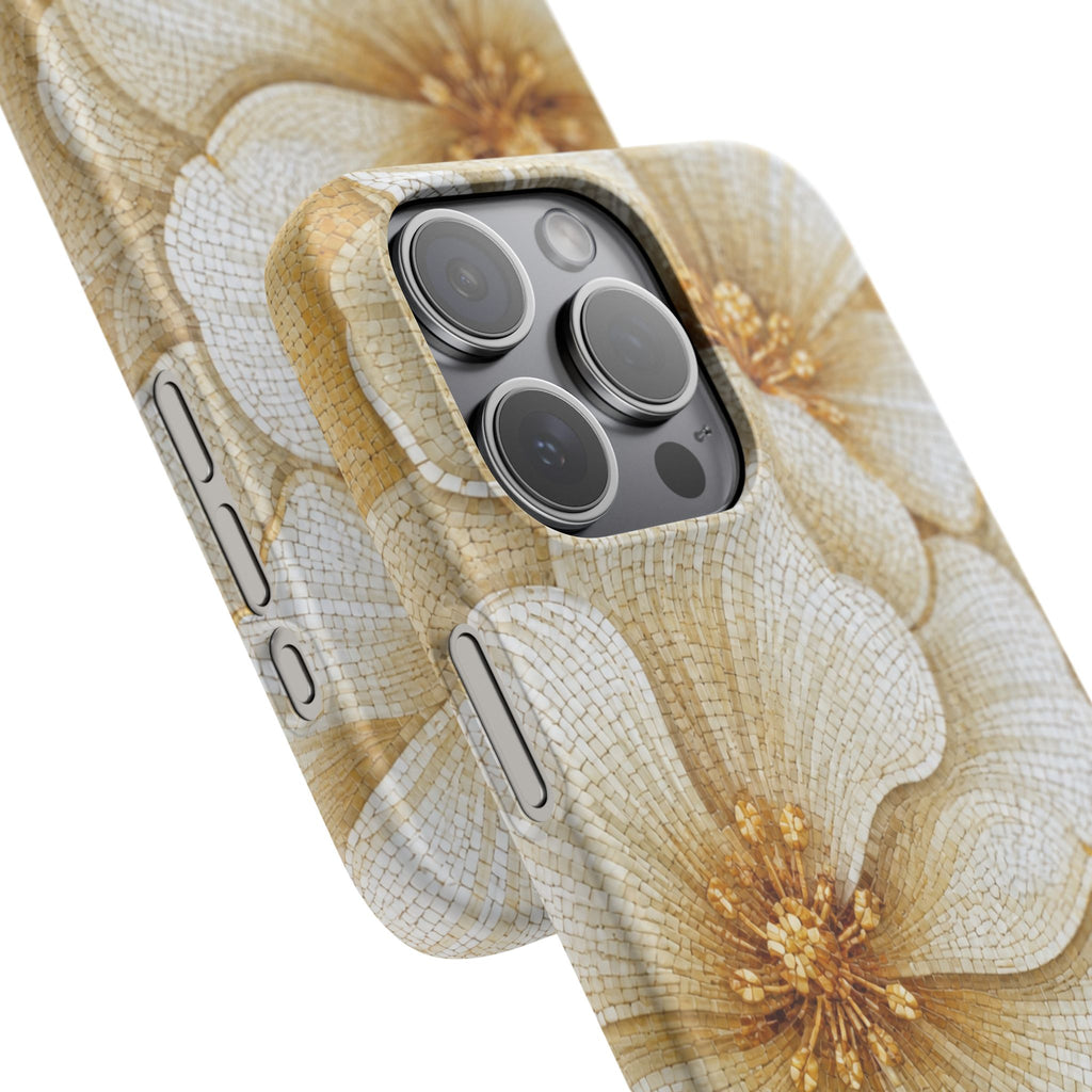 Floral Gold Bloom Snap Case