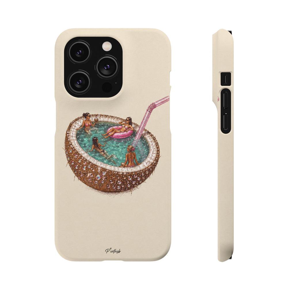 Coconut Pool Snap Phone Case