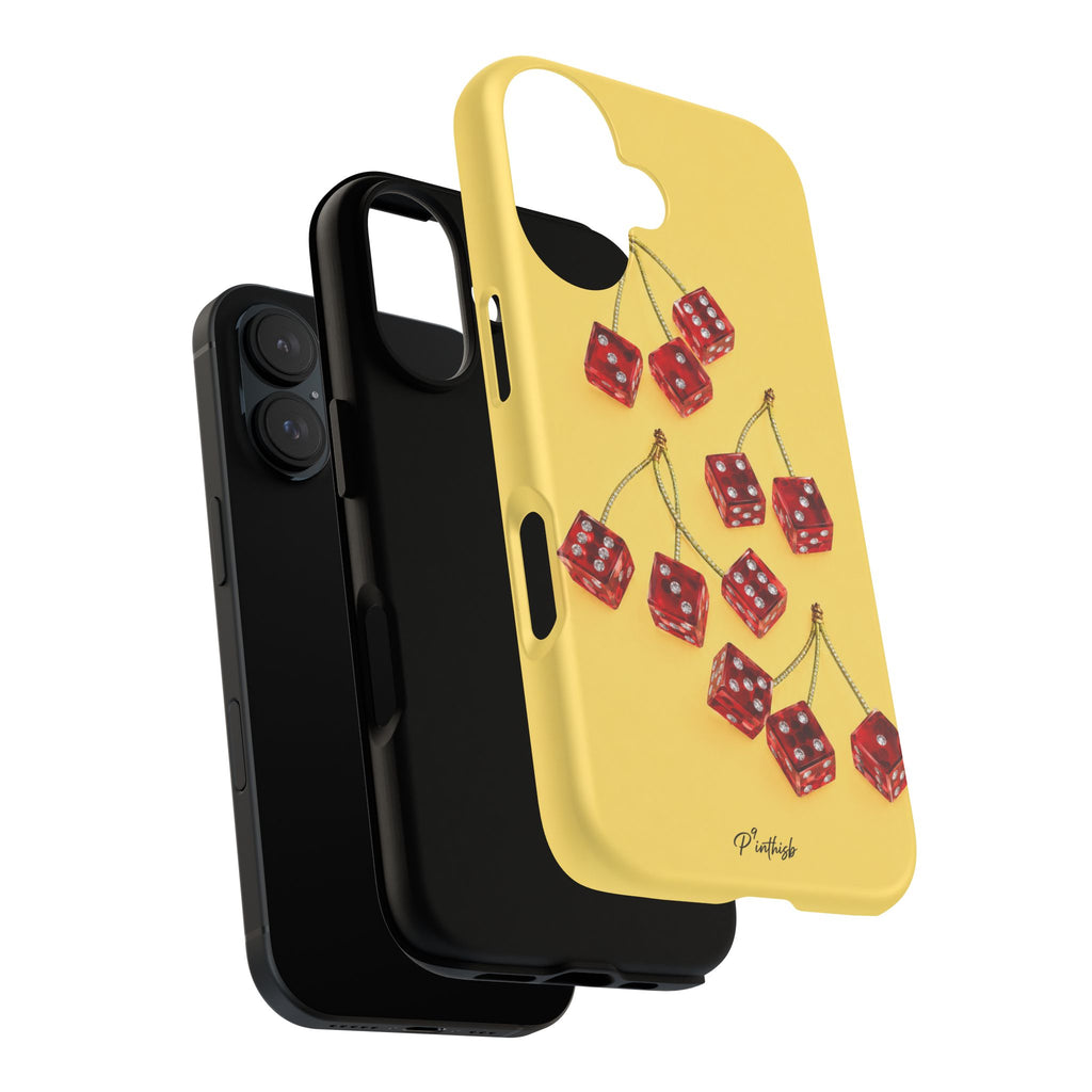 Cherry Dice Tough Phone Case