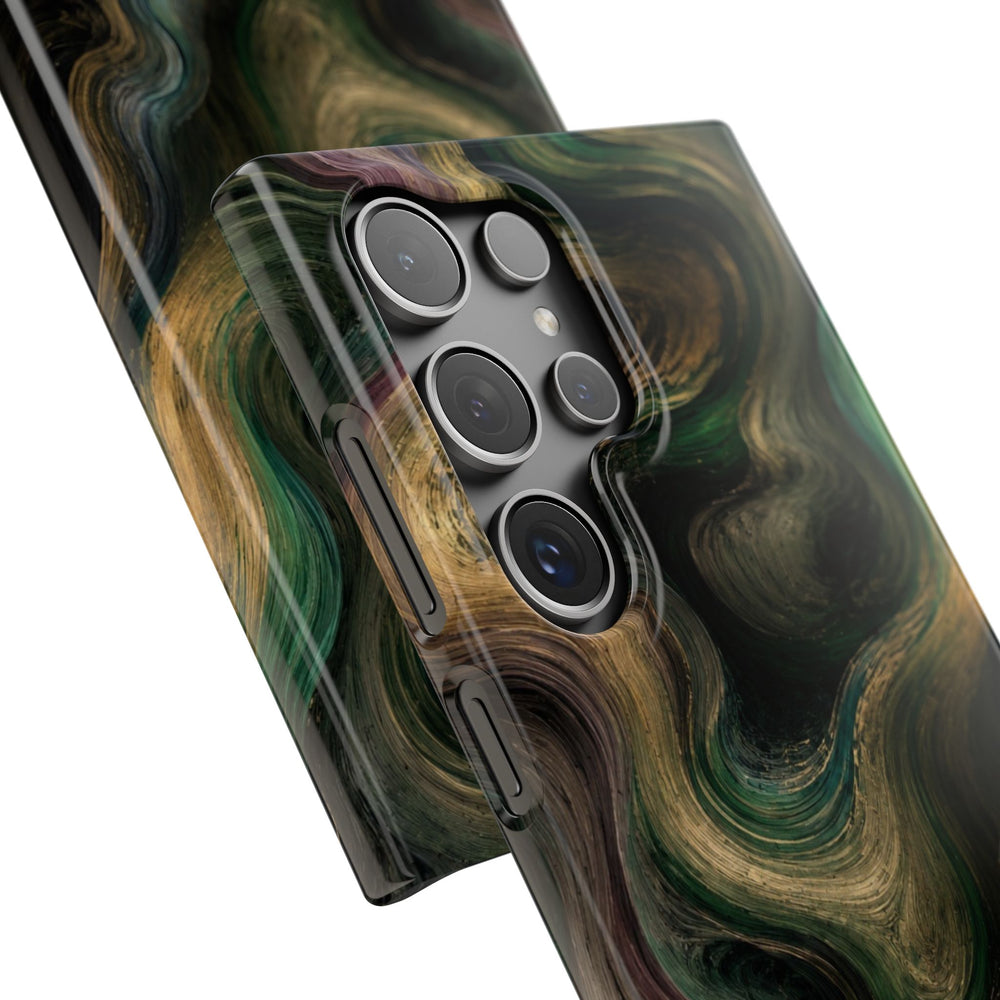 Marbled Forest Snap Phone Case