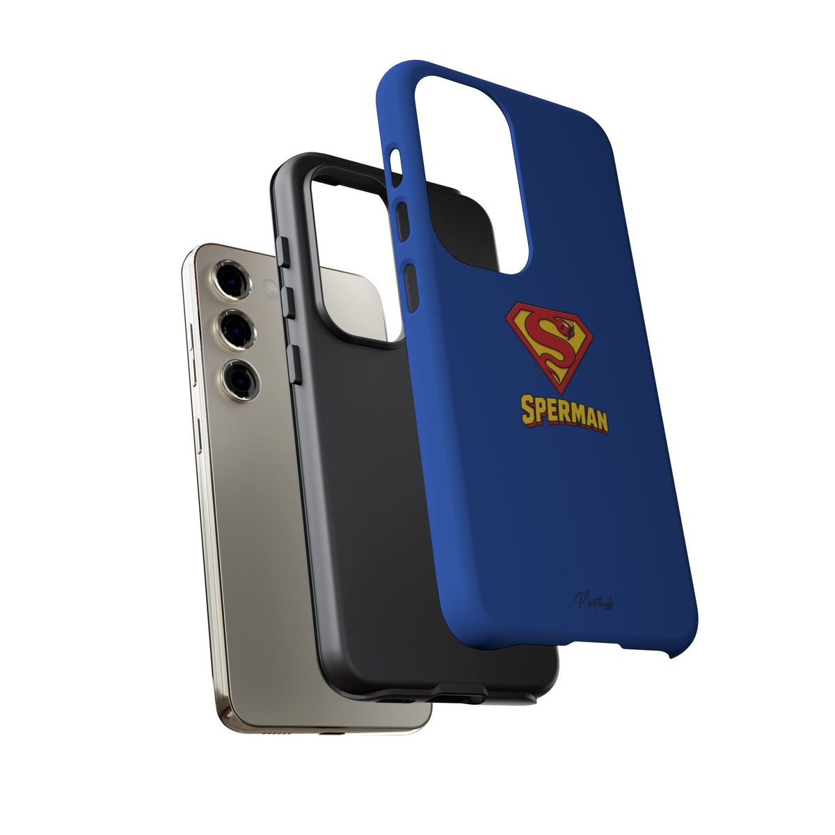 "SPERMAN" Parody Logo Tough Phone Case
