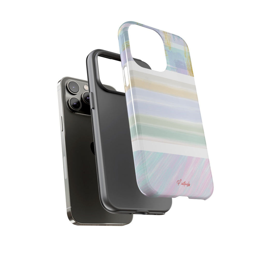 Pastel Stripe Tough Phone Case
