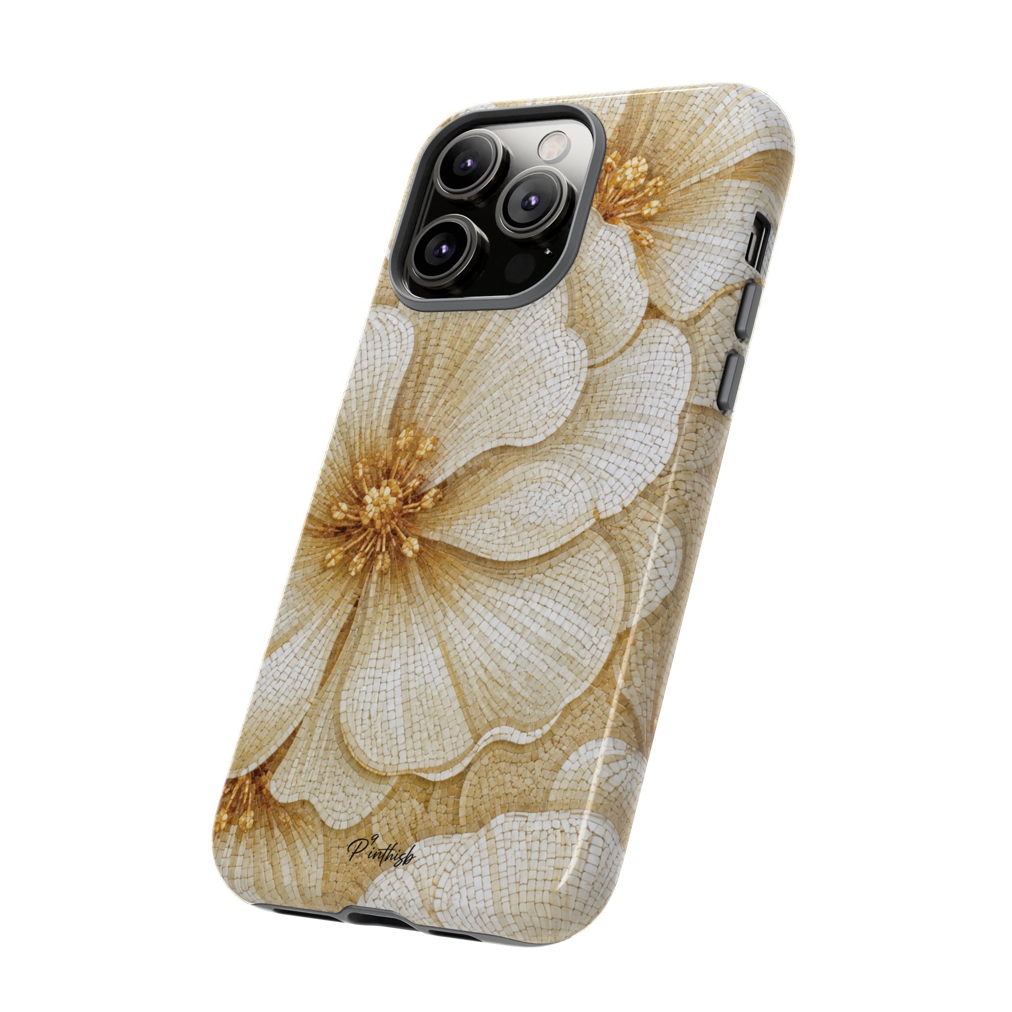 Floral Gold Bloom Tough Case