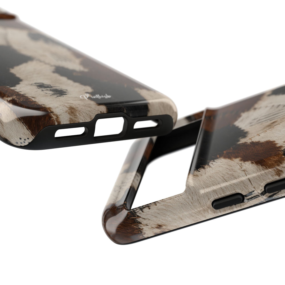 Brown & Black Animal Print Tough Case