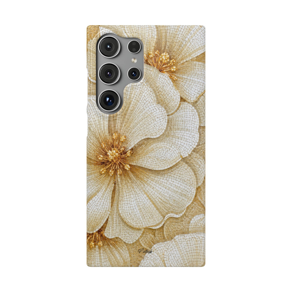 Floral Gold Bloom Snap Case