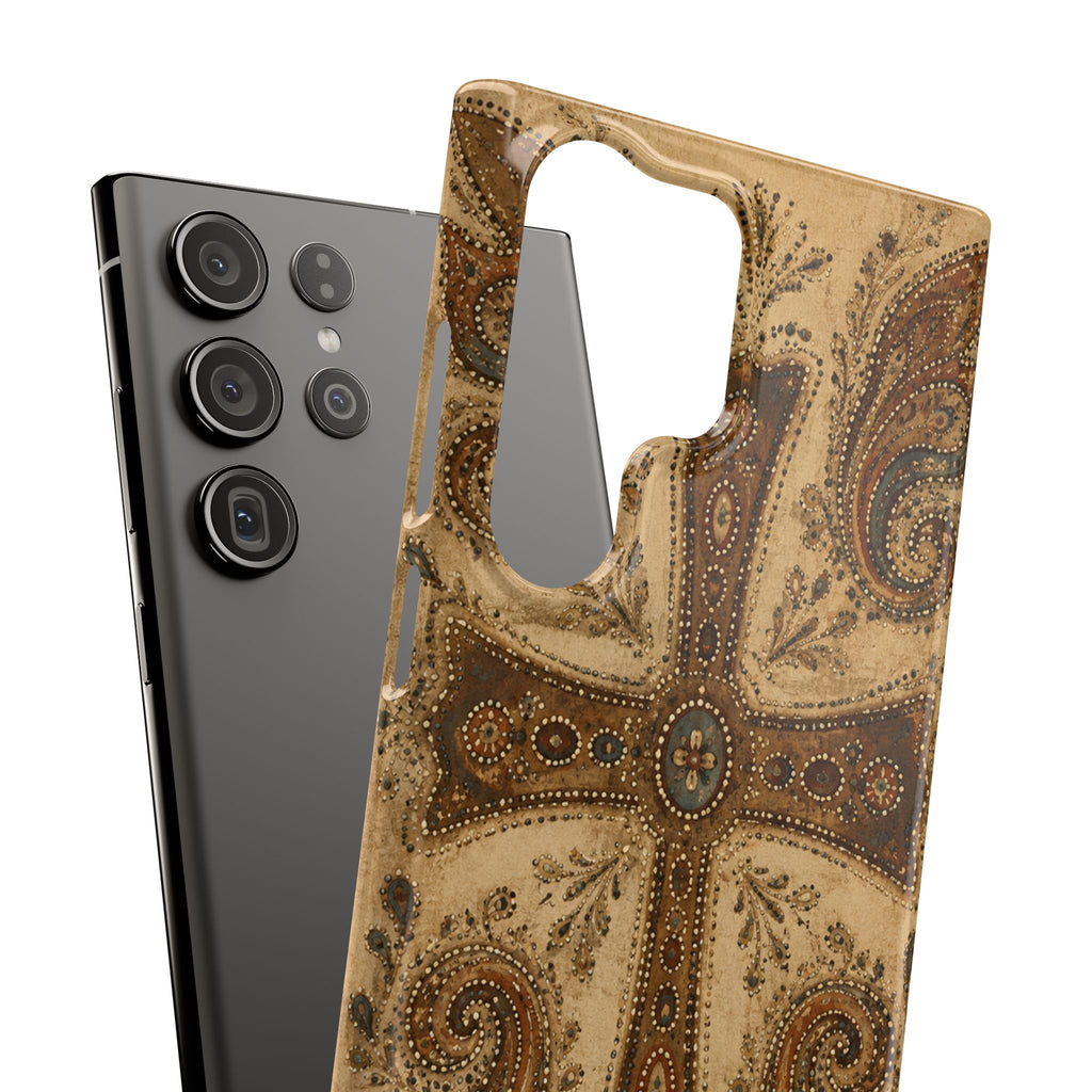 Cross Paisley Snap Case