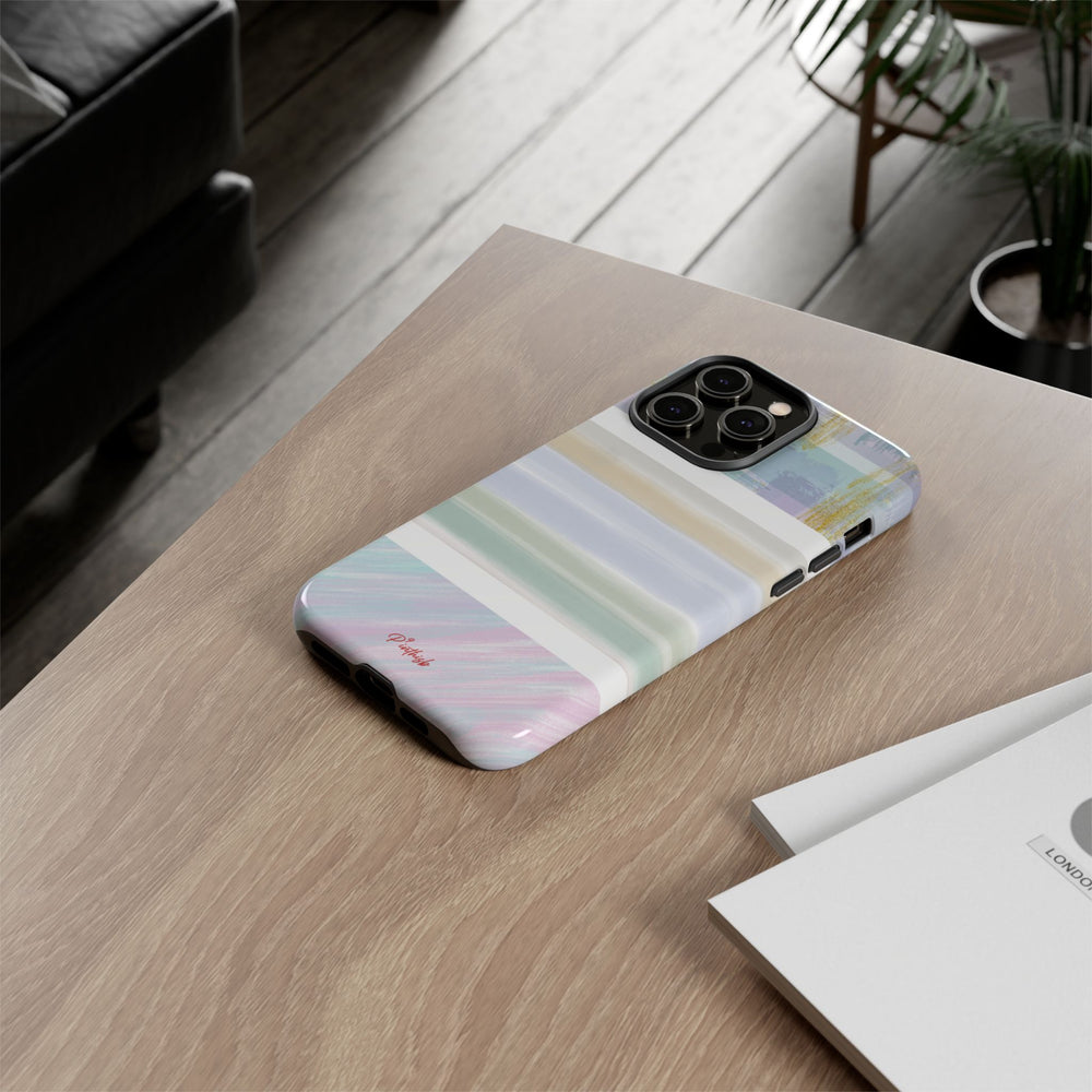 Pastel Stripe Tough Phone Case