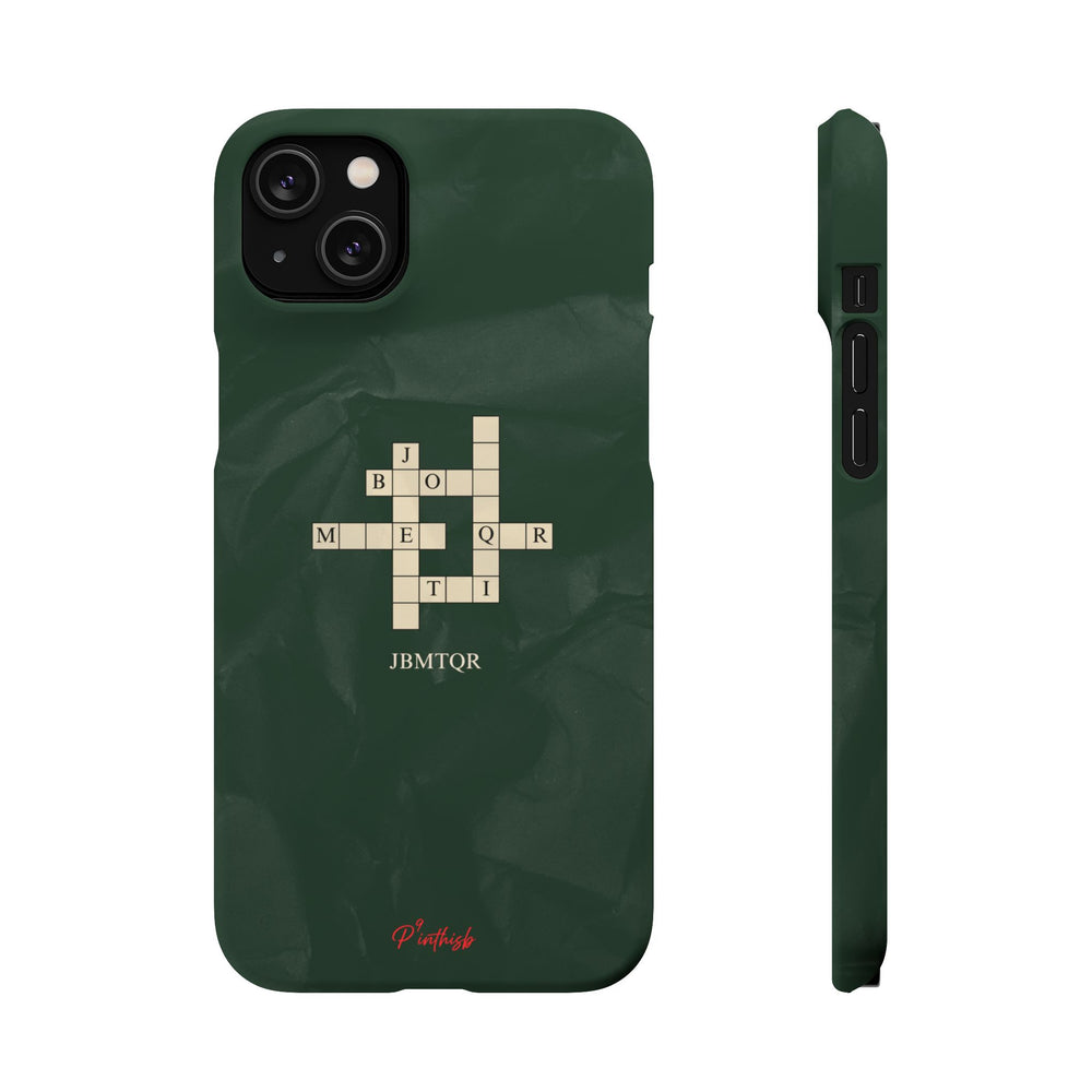 "JBMTQR crossword" Snap Phone Case