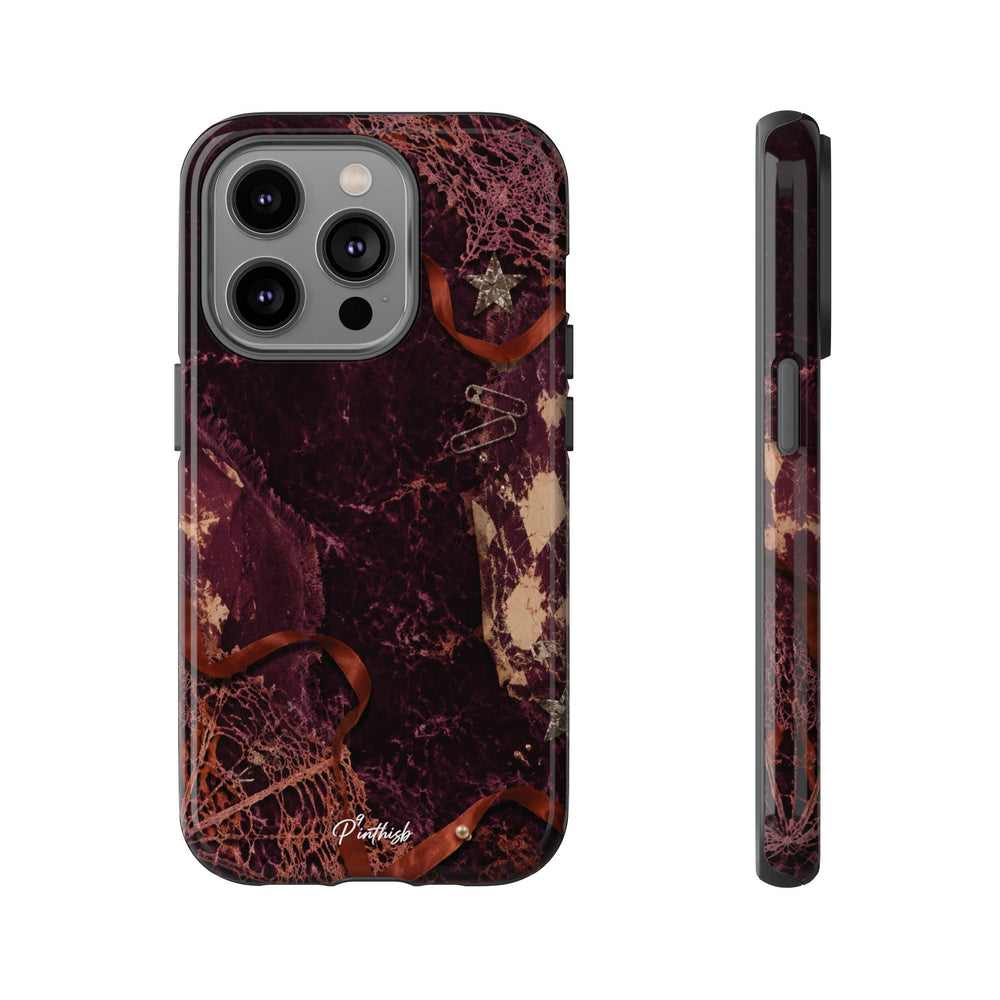 Dark Maroon Vintage Tough Case