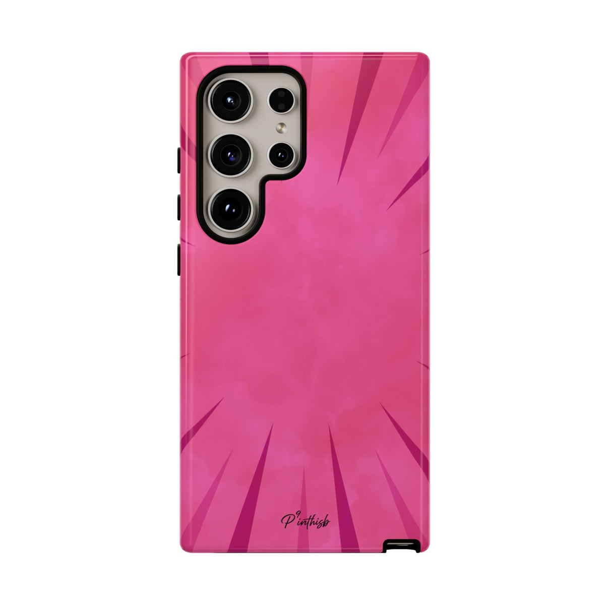 Pink Burst Tough Phone Case