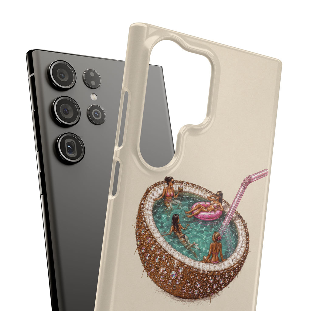 Coconut Pool Snap Phone Case