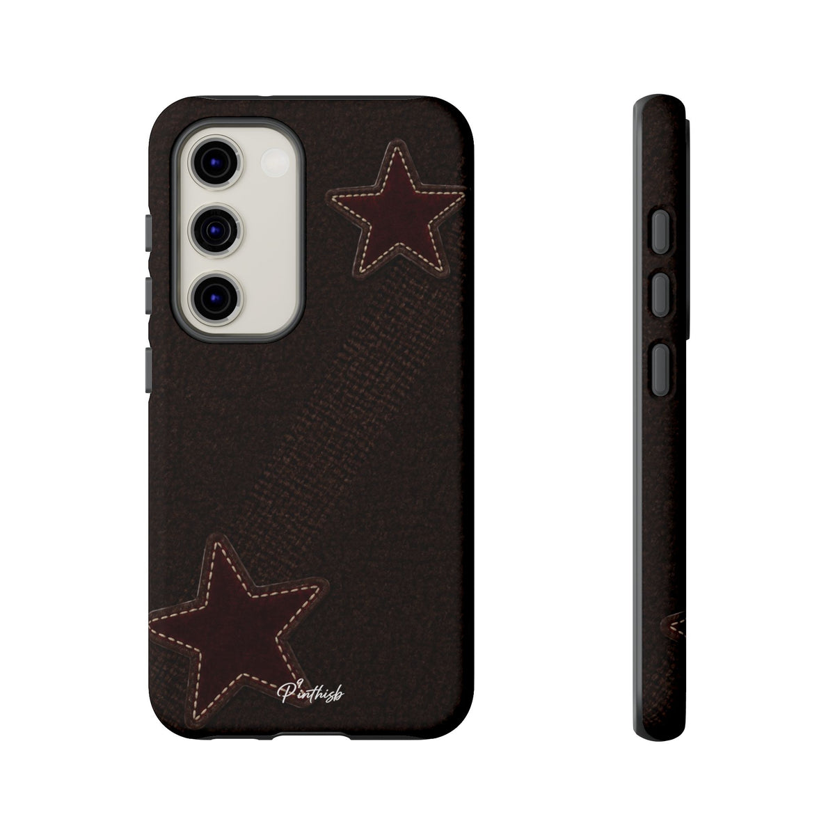 Rustic Stitched Star Phone Case