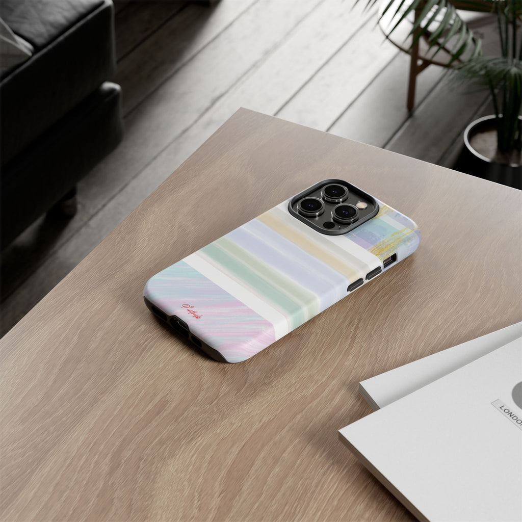 Pastel Stripe Tough Phone Case