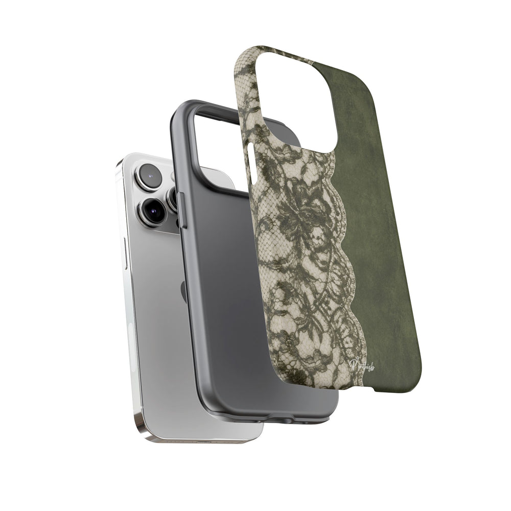 Olive Lace Tough Case