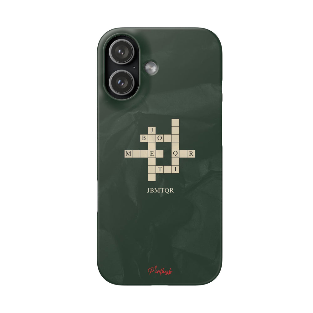 "JBMTQR crossword" Snap Phone Case