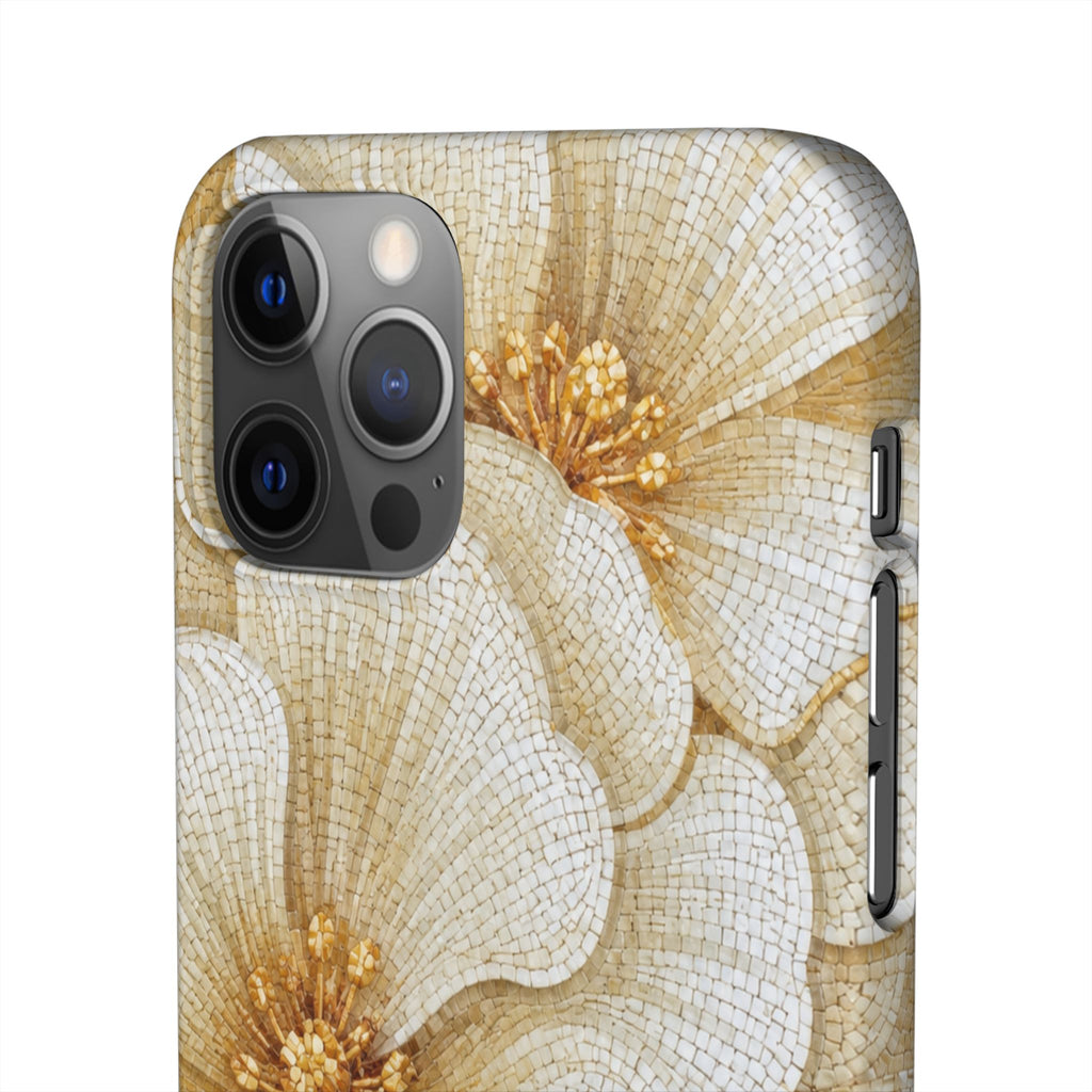 Floral Gold Bloom Snap Case