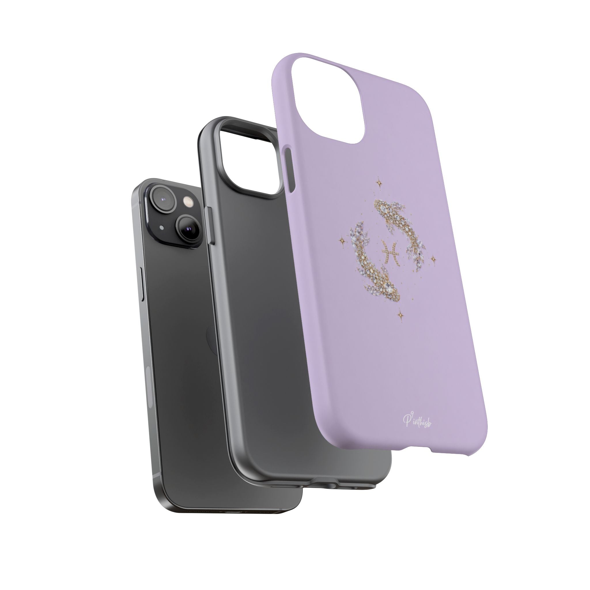 Pisces Glitter Phone Case