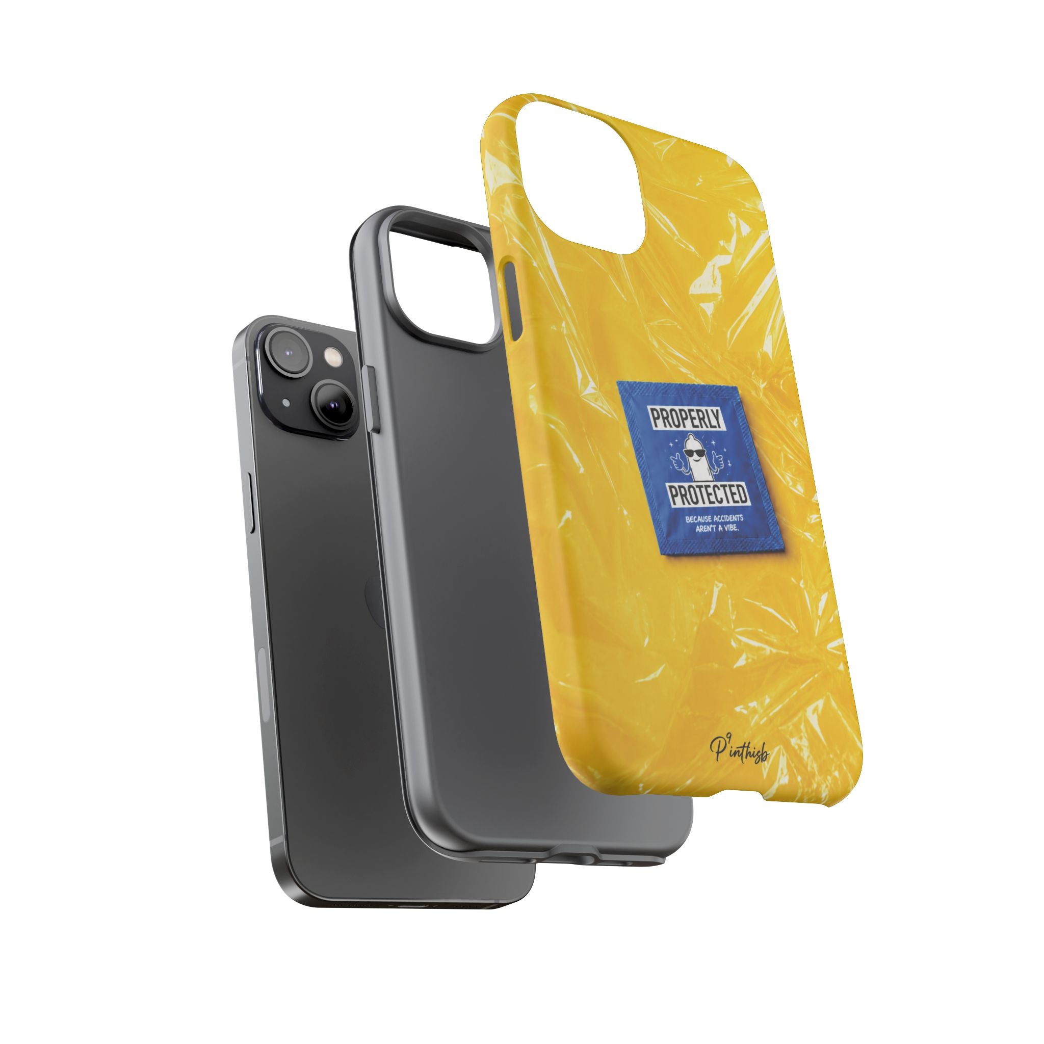 "Properly Protected" Graphic Phone Case