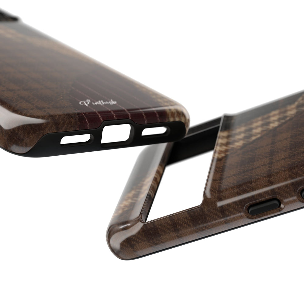Rustic Brown Retro Tough Case
