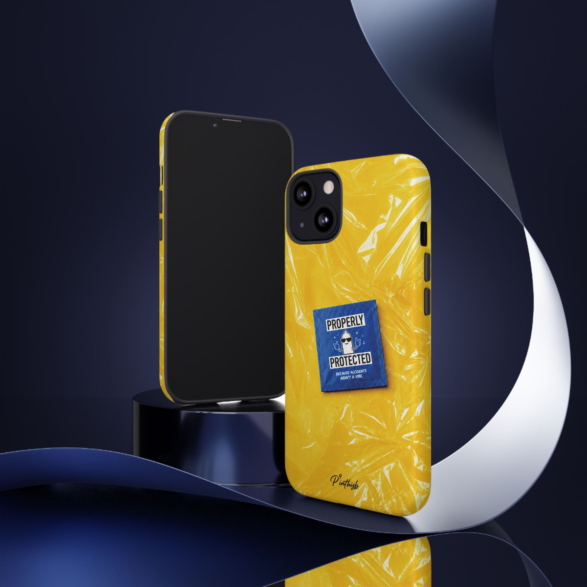 "Properly Protected" Graphic Phone Case